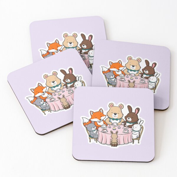 Item preview, Group of animals having Tea | Tea-Lovers | I want my tea | Gobble Gala  designed and sold by Kids GobbleGala.