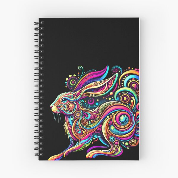 Item preview, Neon Swirl Rabbit designed and sold by becauseturkey.