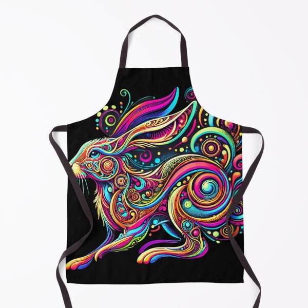 Item preview, Neon Swirl Rabbit designed and sold by becauseturkey.