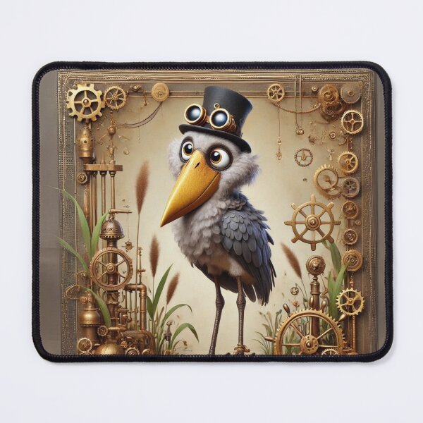 Item preview, Steampunk Marabou Stork designed and sold by Sillytoe.
