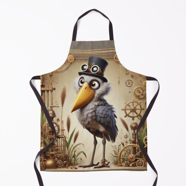 Item preview, Steampunk Marabou Stork designed and sold by Sillytoe.