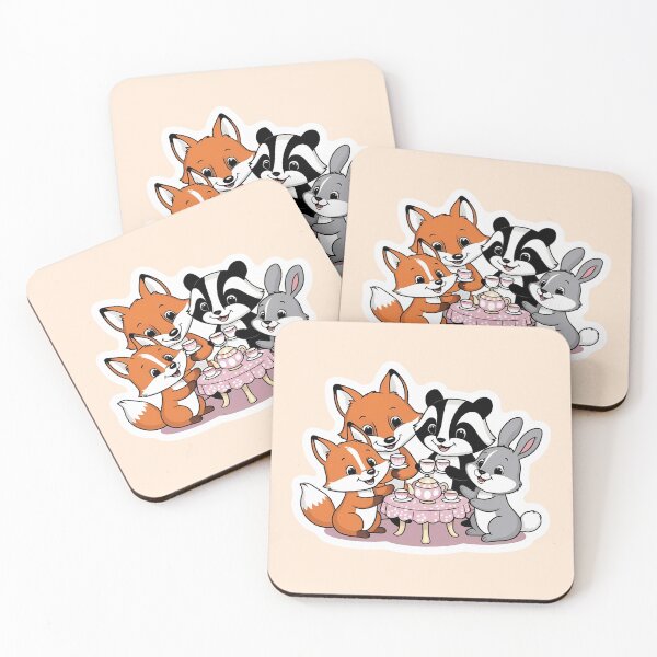 Item preview, Group of animals having Tea | Tea-Lovers | I want my tea | Gobble Gala  designed and sold by Kids GobbleGala.