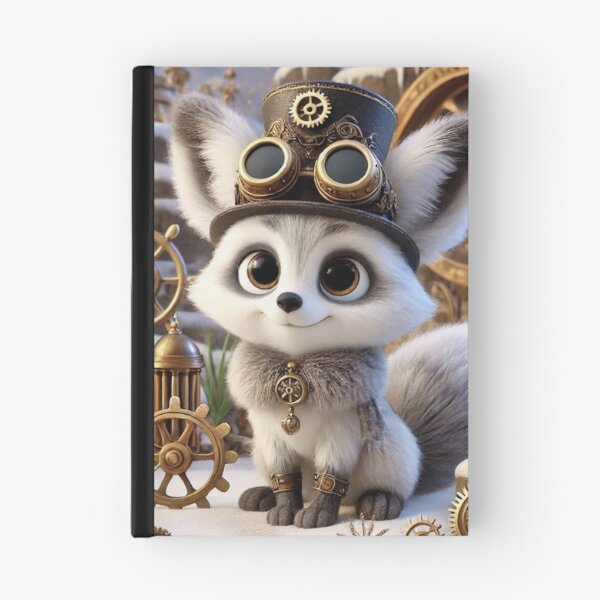 Item preview, Steampunk Marble Fox designed and sold by Sillytoe.