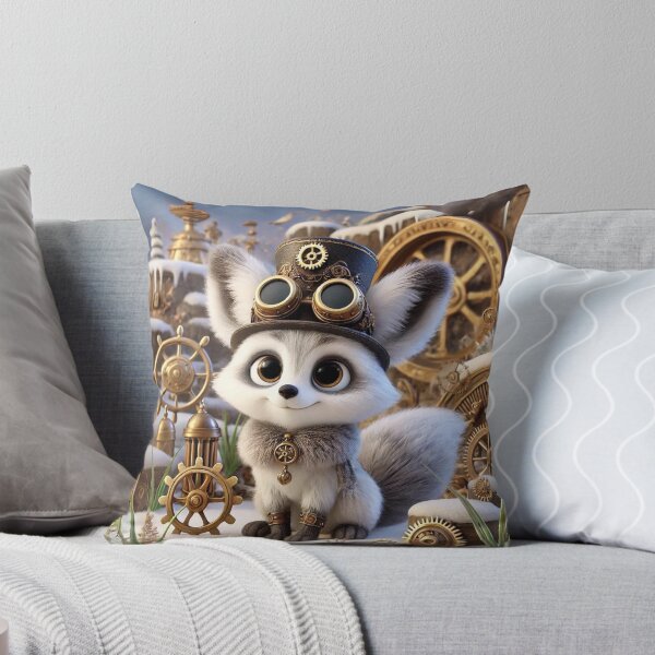 Item preview, Steampunk Marble Fox designed and sold by Sillytoe.