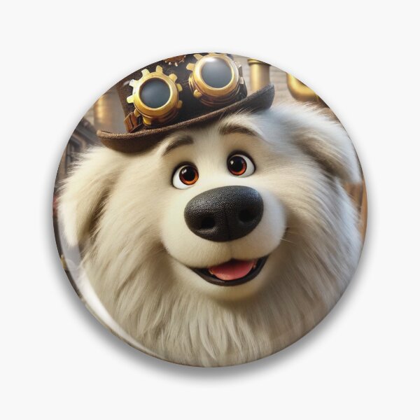 Item preview, Steampunk Maremma Sheepdog designed and sold by Sillytoe.