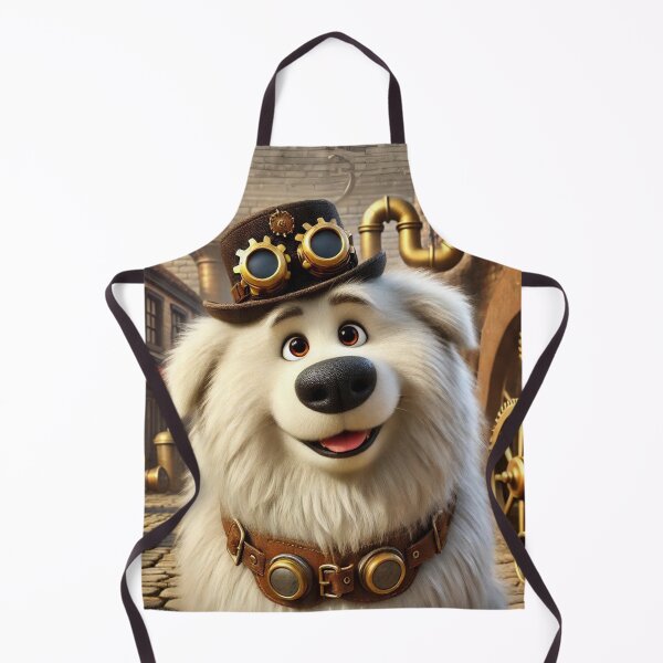 Item preview, Steampunk Maremma Sheepdog designed and sold by Sillytoe.