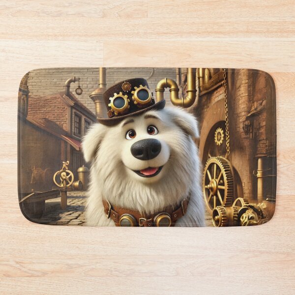 Item preview, Steampunk Maremma Sheepdog designed and sold by Sillytoe.
