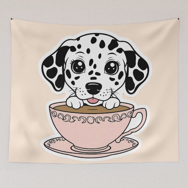 Item preview, Dog of animals having Tea | Tea-Lovers | I want my tea | Gobble Gala  designed and sold by Kids GobbleGala.