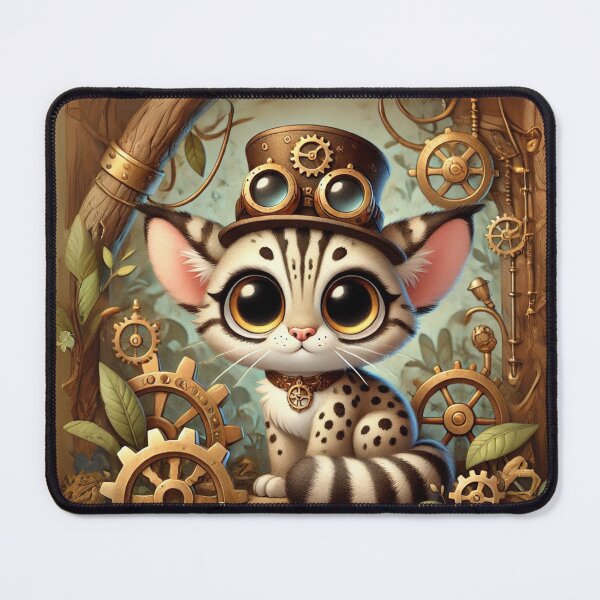 Aperçu de l'œuvre Margay Steampunk créée et vendue par Sillytoe.