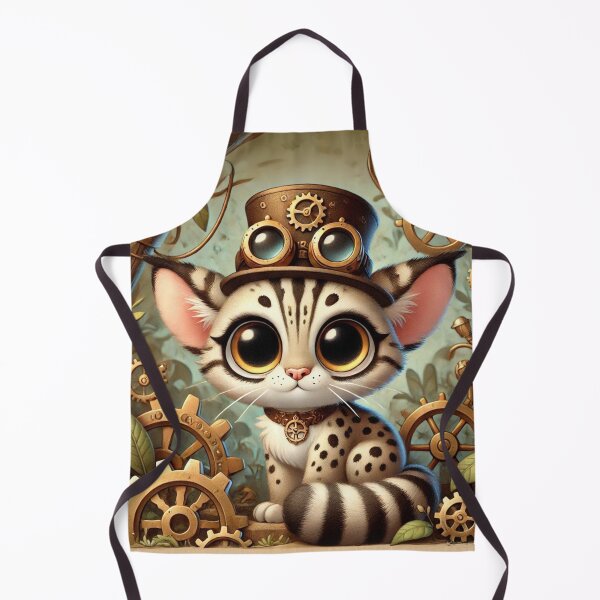 Item preview, Steampunk Margay designed and sold by Sillytoe.