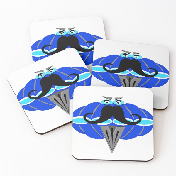 Item preview, Mr Mustachio TBC Race Ready in Yamaha Blue designed and sold by Piss Take .