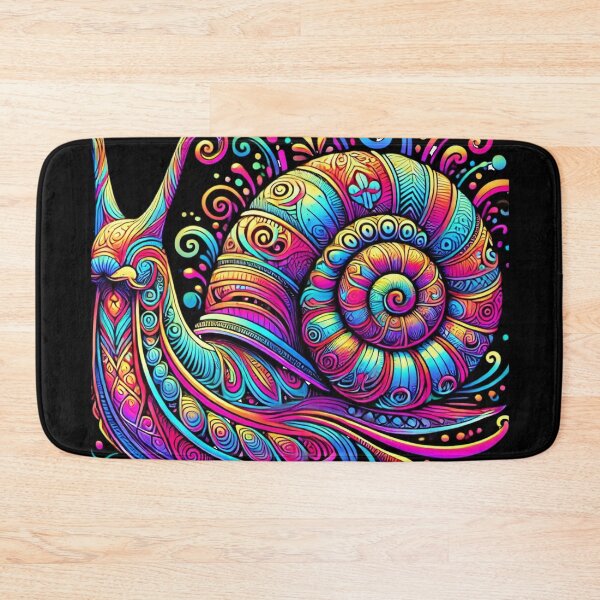 Item preview, Neon Spiral Snail designed and sold by becauseturkey.