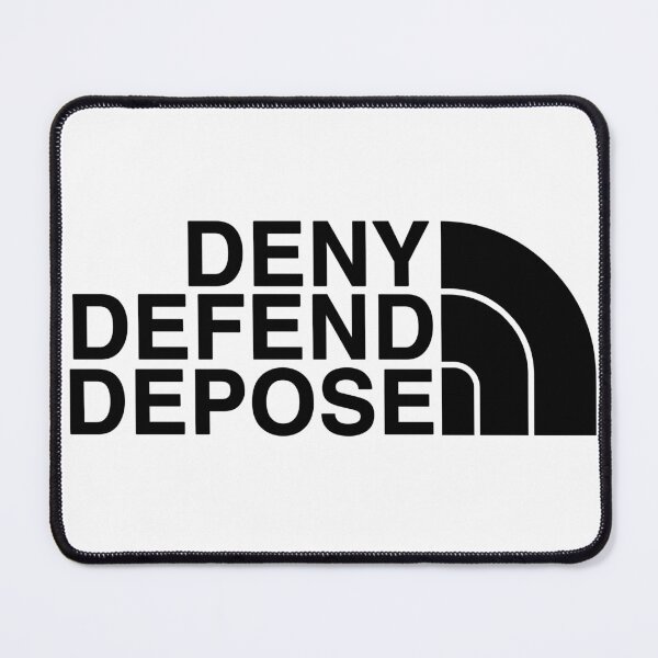 Item preview, Deny Defend Depose Bold Graphic designed and sold by SuperFunFactory.
