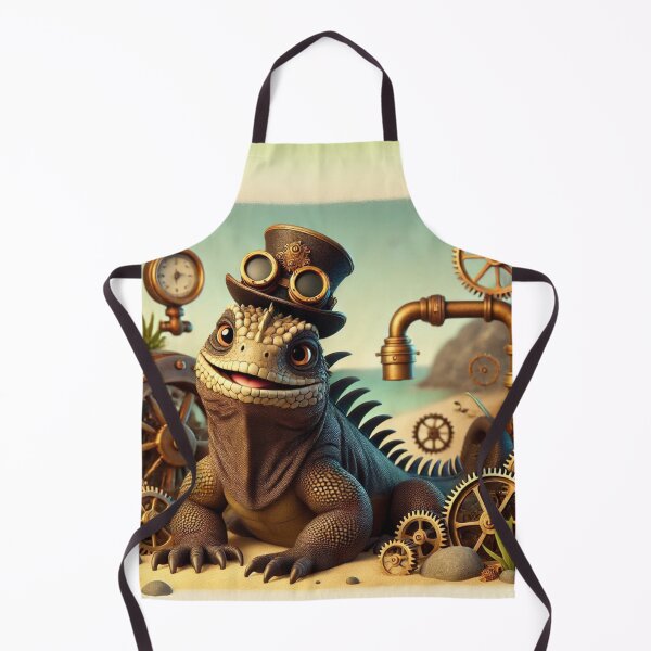 Item preview, Steampunk Marine Iguana designed and sold by Sillytoe.