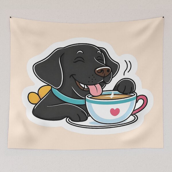 Item preview, Dog having Tea | Tea-Lovers | I want my tea | Gobble Gala  designed and sold by Kids GobbleGala.