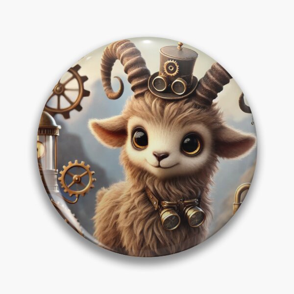 Item preview, Steampunk Markhor designed and sold by Sillytoe.