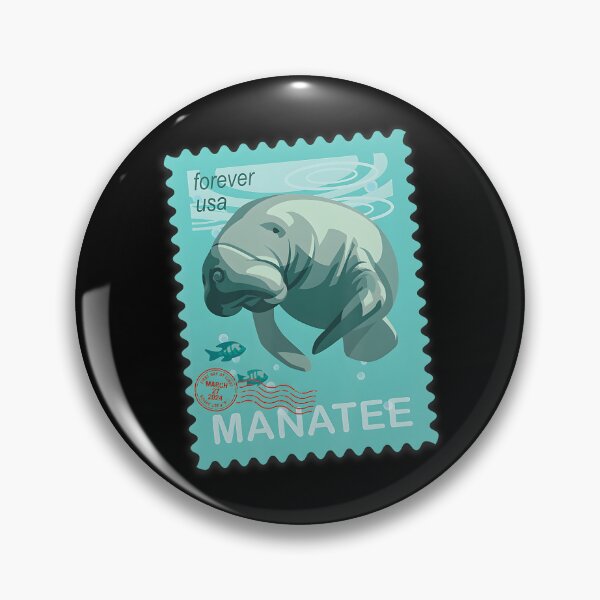 Item preview, Manatee Stamp designed and sold by webvein.