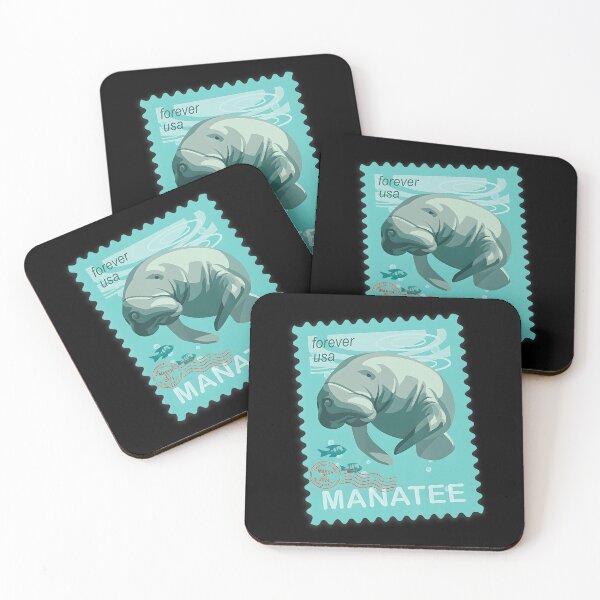 Item preview, Manatee Stamp designed and sold by webvein.