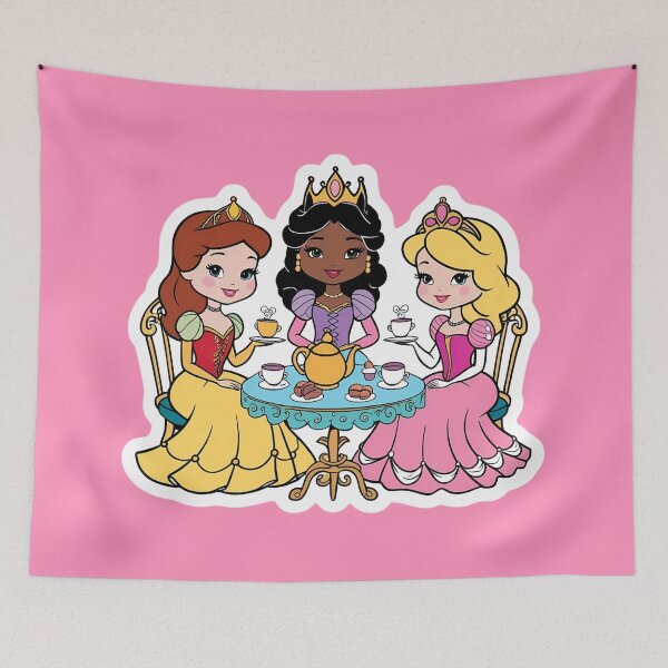 Item preview, Princess having Tea | Tea-Lovers | I want my tea | Alice in wonderland |Gobble Gala  designed and sold by Kids GobbleGala.
