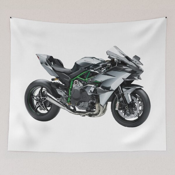 Item preview, Bike Illustration/Drawing! | Motorsport Racing Ninja H2R designed and sold by FilipeFerreira.