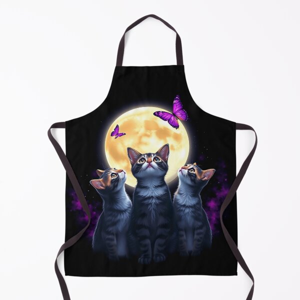 Item preview, Moonlight Three Cats Cosmic Kittens Space Adventure designed and sold by svarupa.