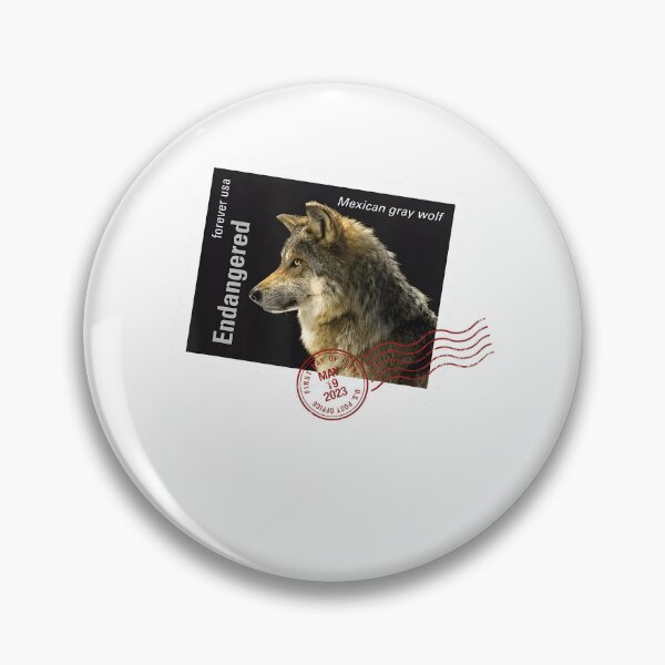 Item preview, Mexican Gray Wolf Postmark designed and sold by webvein.