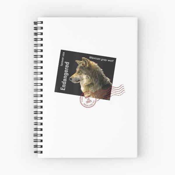 Item preview, Mexican Gray Wolf Postmark designed and sold by webvein.