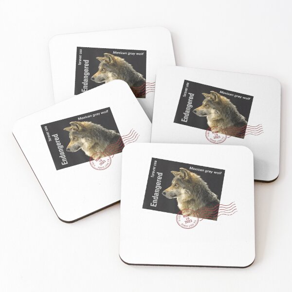 Item preview, Mexican Gray Wolf Postmark designed and sold by webvein.