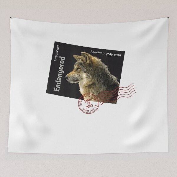 Item preview, Mexican Gray Wolf Postmark designed and sold by webvein.