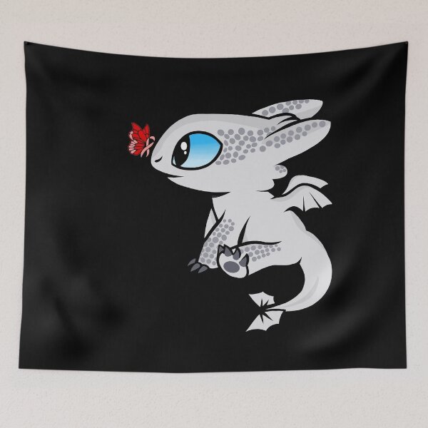 Item preview, White Dragon Awareness Ribbon Butterfly (Red) designed and sold by CaitlynConnor.