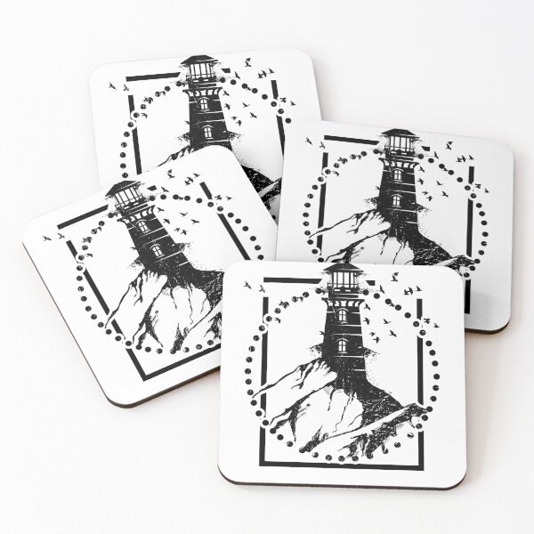 Item preview, Retro Lighthouse Sea Sailing Ship Gift Idea designed and sold by shurikaner.