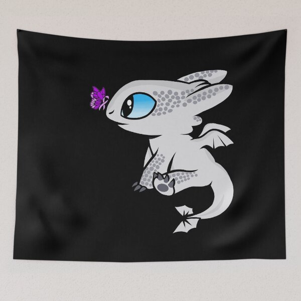 Item preview, White Dragon Awareness Ribbon Butterfly (Purple ) designed and sold by CaitlynConnor.
