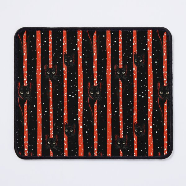 Item preview, Black Cats in Wintertime Flurries designed and sold by Mustafa M.