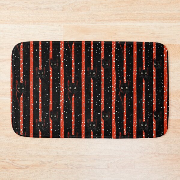 Item preview, Black Cats in Wintertime Flurries designed and sold by Mustafa M.