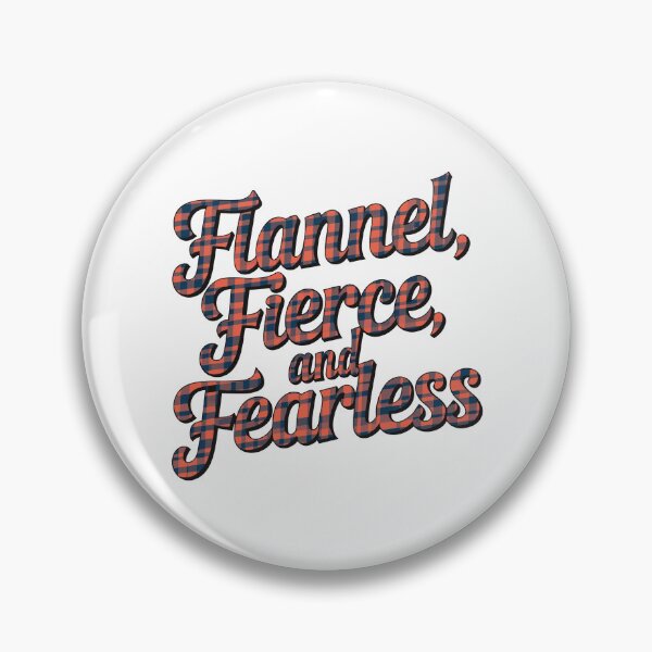 Item preview, Flannel, Fierce, and Fearless designed and sold by vfxbear.