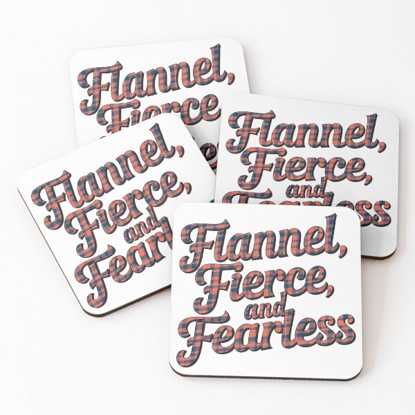 Item preview, Flannel, Fierce, and Fearless designed and sold by vfxbear.