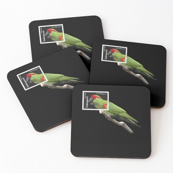 Item preview, Stamp Framed Thick Billed Parrot designed and sold by webvein.