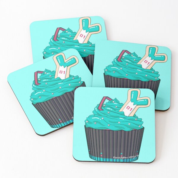 Item preview, Hatsune Miku Cupcake designed and sold by marshmallomanju.