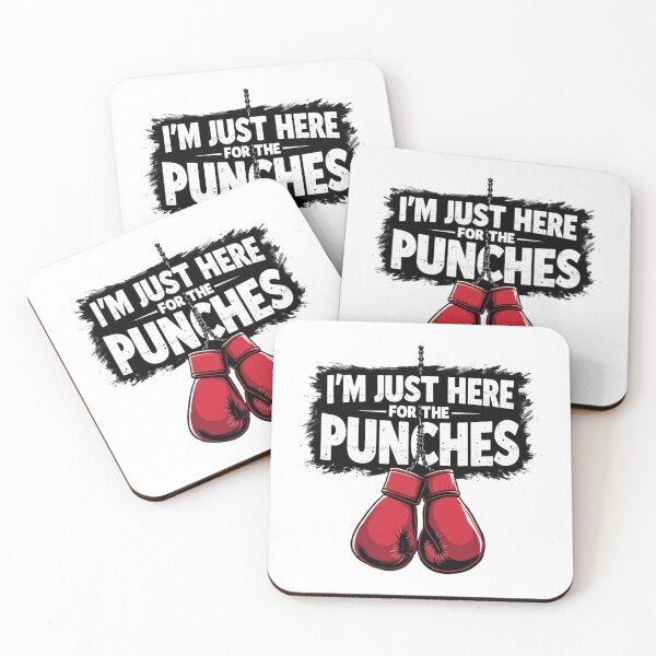Item preview, I'm Just Here for the Punches Boxing Humor  designed and sold by Adrian Kane.