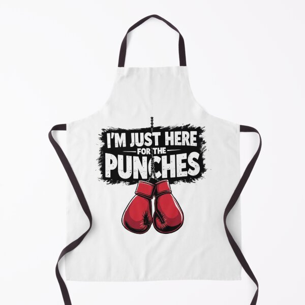 Item preview, I'm Just Here for the Punches Boxing Humor designed and sold by Adrian Kane.