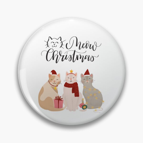 Item preview, Merry Christmas and Cats designed and sold by Catword.