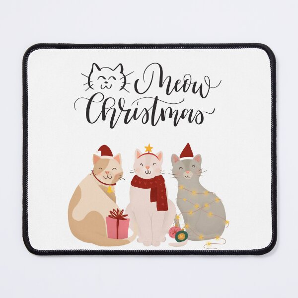 Item preview, Merry Christmas and Cats designed and sold by Catword.