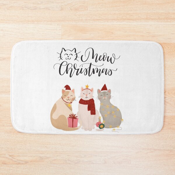 Item preview, Merry Christmas and Cats designed and sold by Catword.