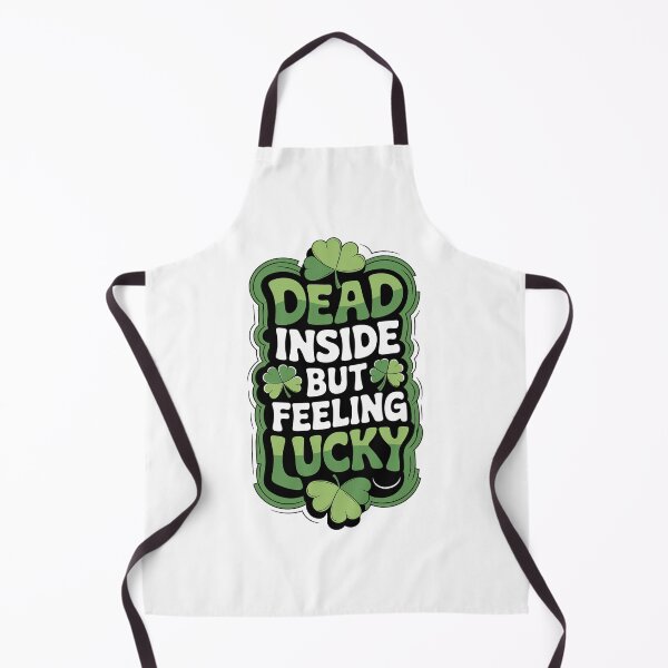 Item preview, Dead inside But Feeling Lucky - Saint Patricks day - Irland, "Feeling Lucky: Shamrocks, Clovers, and Irish Charm" designed and sold by Reichcorp.