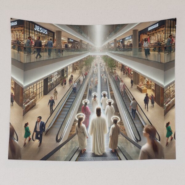 Item preview, Jesus at the Mall designed and sold by Meta2Physical.