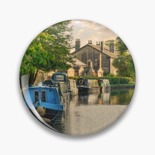 Item preview, Evening on Skipton Canal designed and sold by Alisonchambers2.