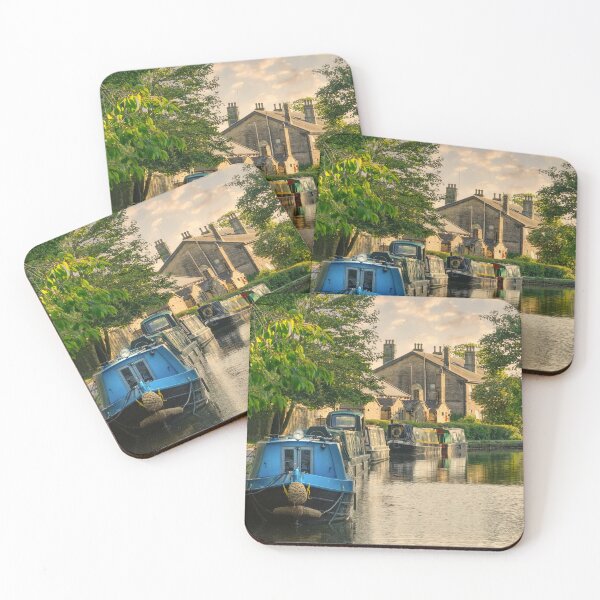 Item preview, Evening on Skipton Canal designed and sold by Alisonchambers2.