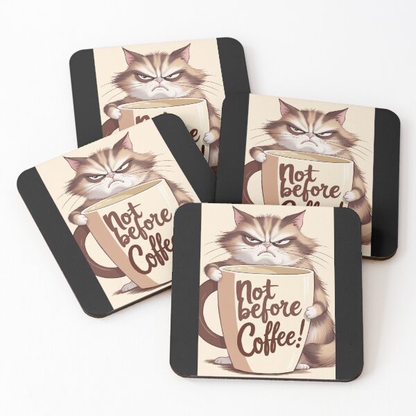 Item preview, Not before coffee! designed and sold by ThePrimeMan.