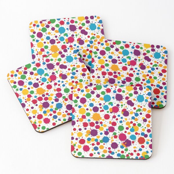 Item preview, Joyous Carnival Splatter Celebration Pattern 4 designed and sold by Tom-Johnson.
