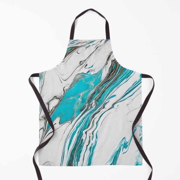 Item preview, Liquid Marble in White-Turquoise Palette 3 designed and sold by Tom-Johnson.
